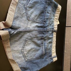 Denim shorts